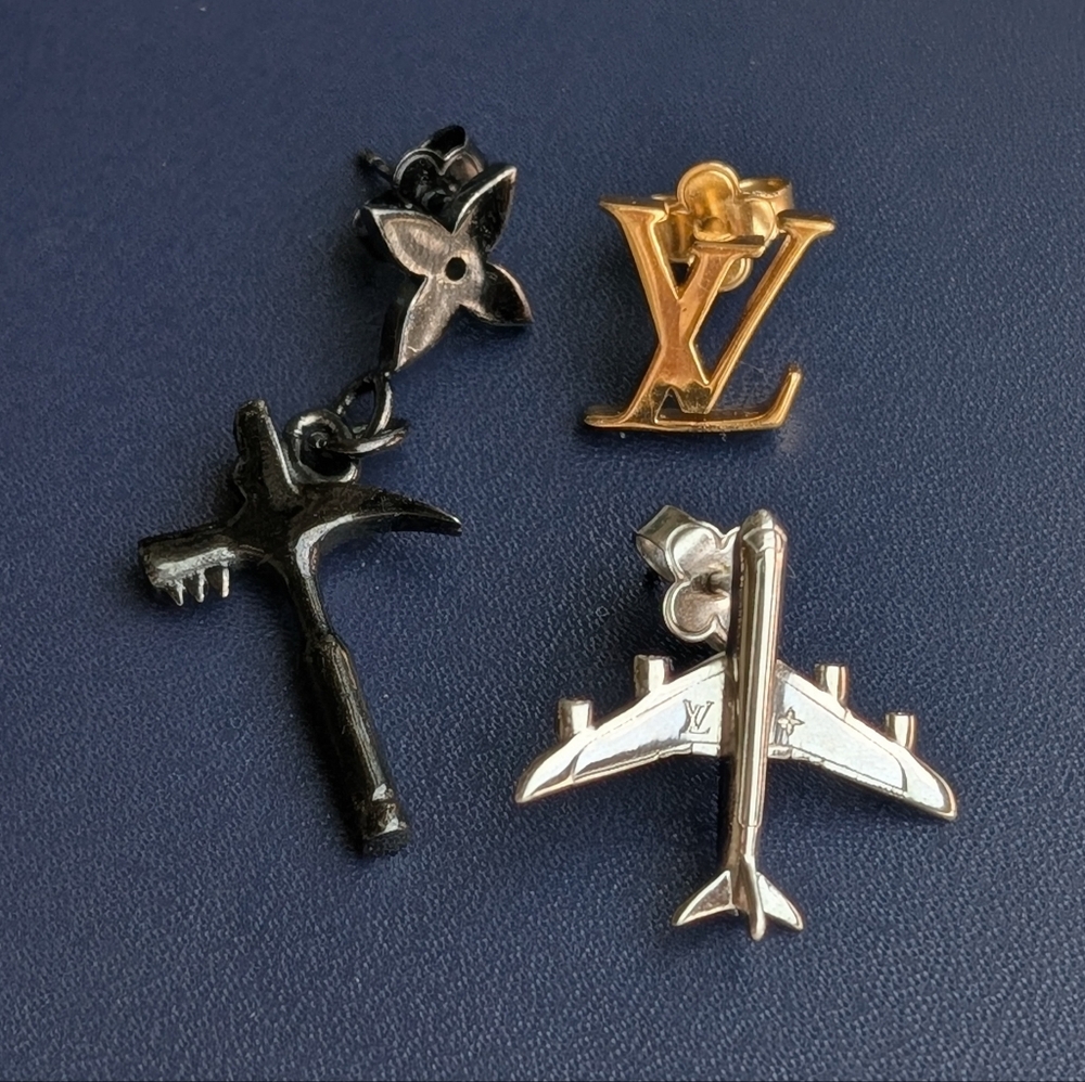 Louis Vuitton Comic Earrings Trio Set FW21